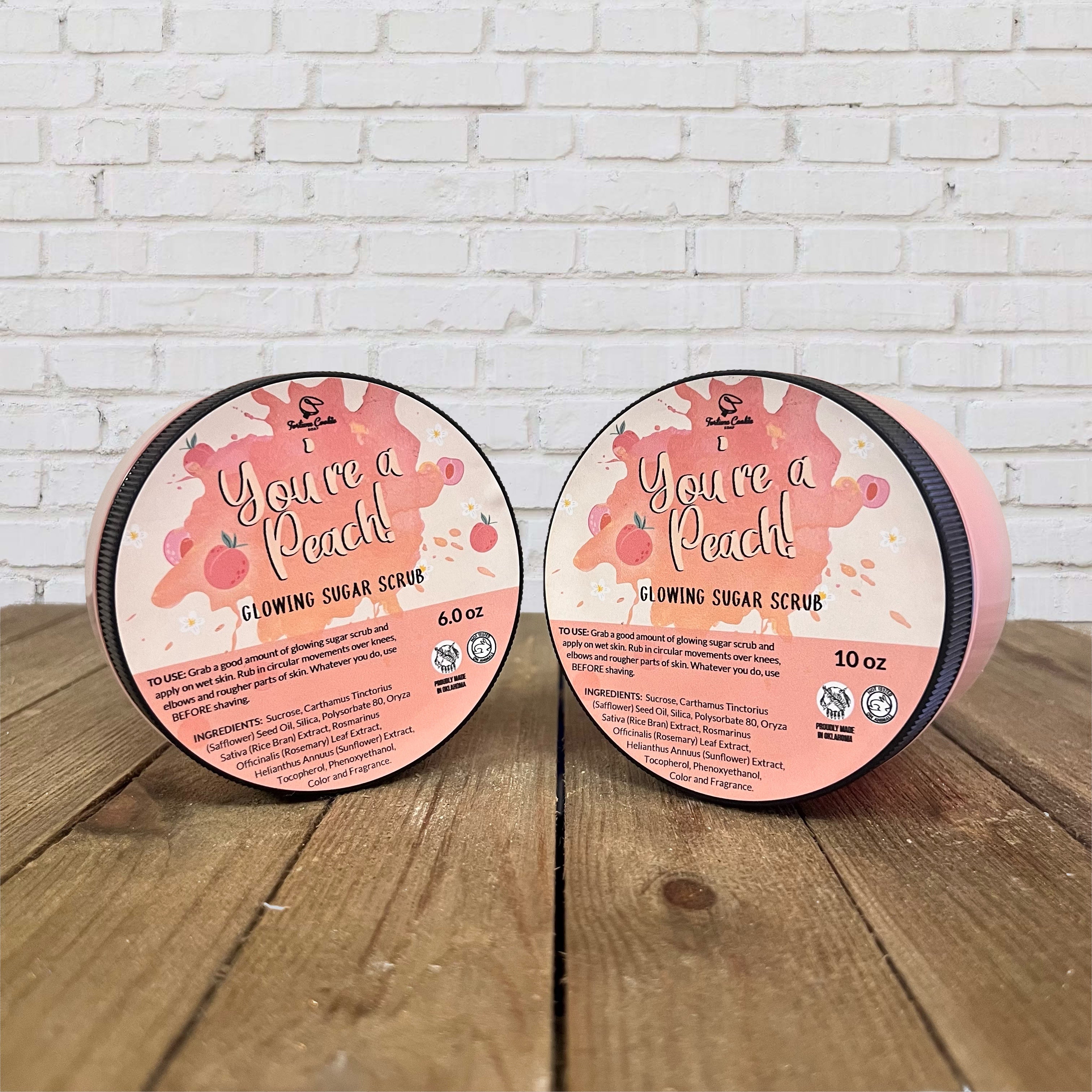 YOU'RE A PEACH Glowing Sugar Scrub
