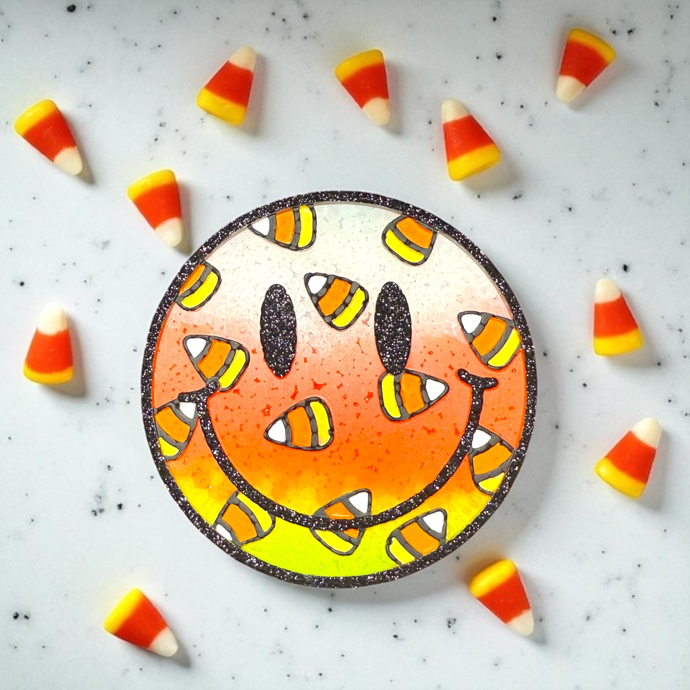 CANDY CORN SMILEY Car Freshie