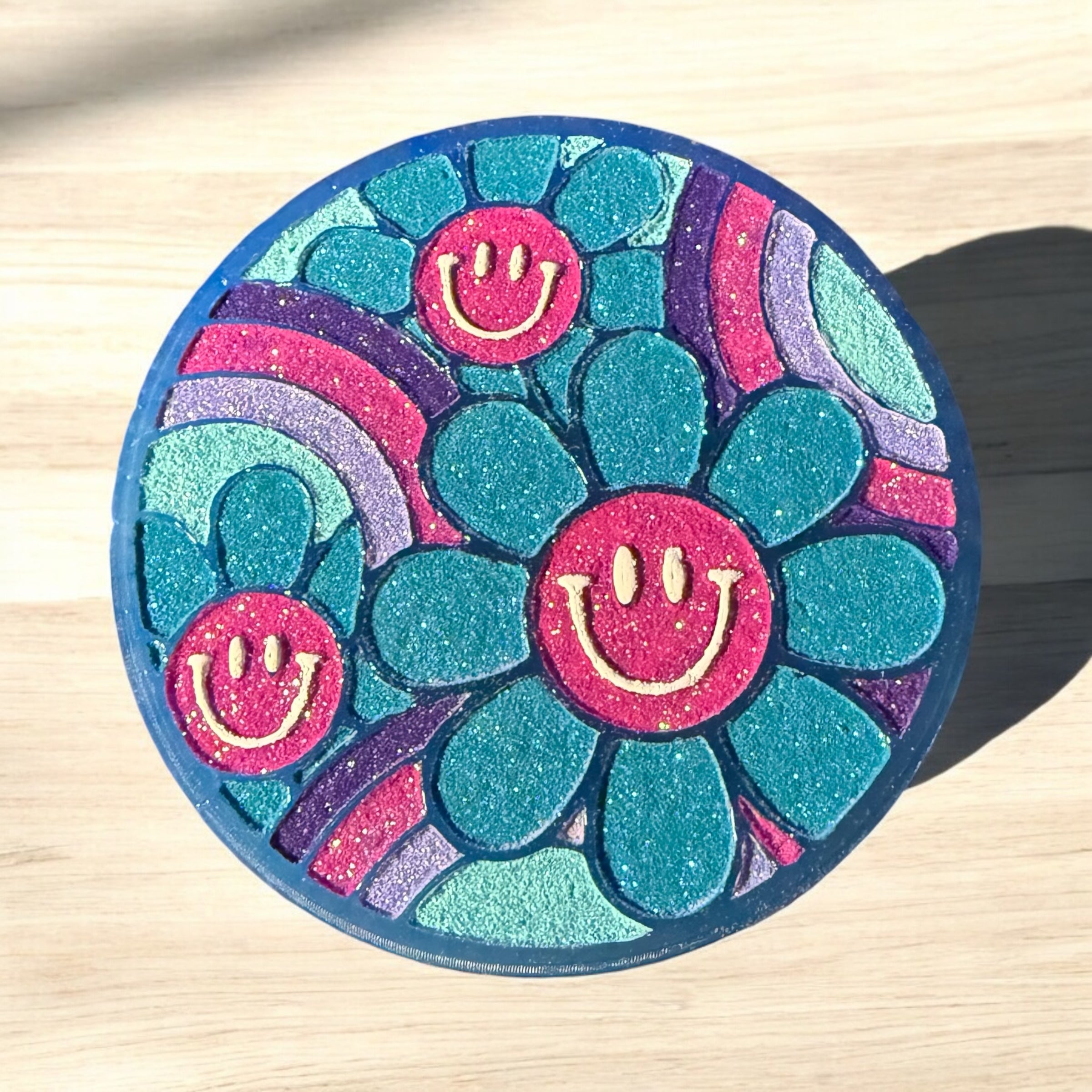 SWIRLY SMILEY Car Freshie