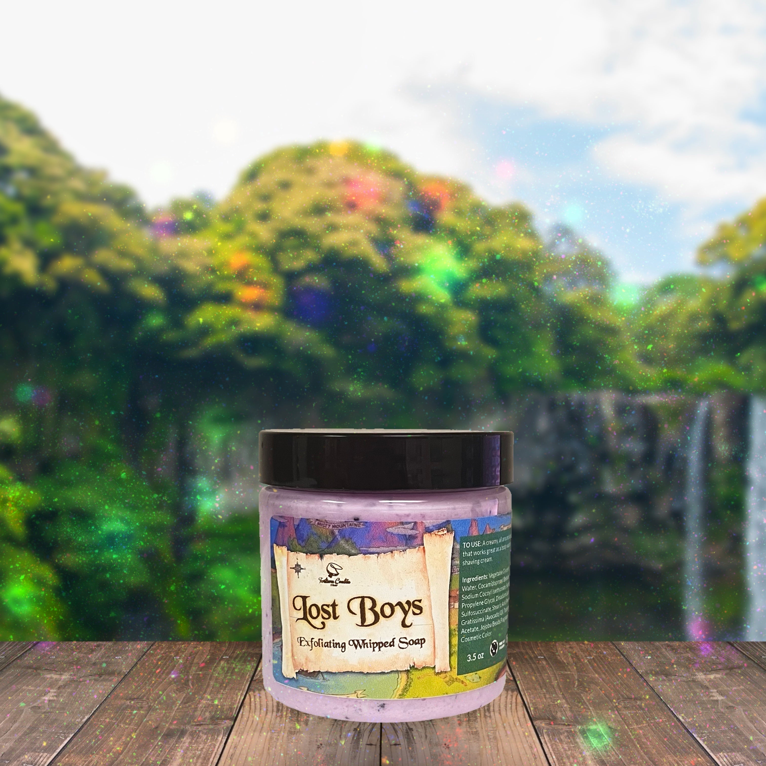LOST BOYS Exfoliating Whipped Soap