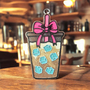 ICED COFFEE W/BOW Car Freshie