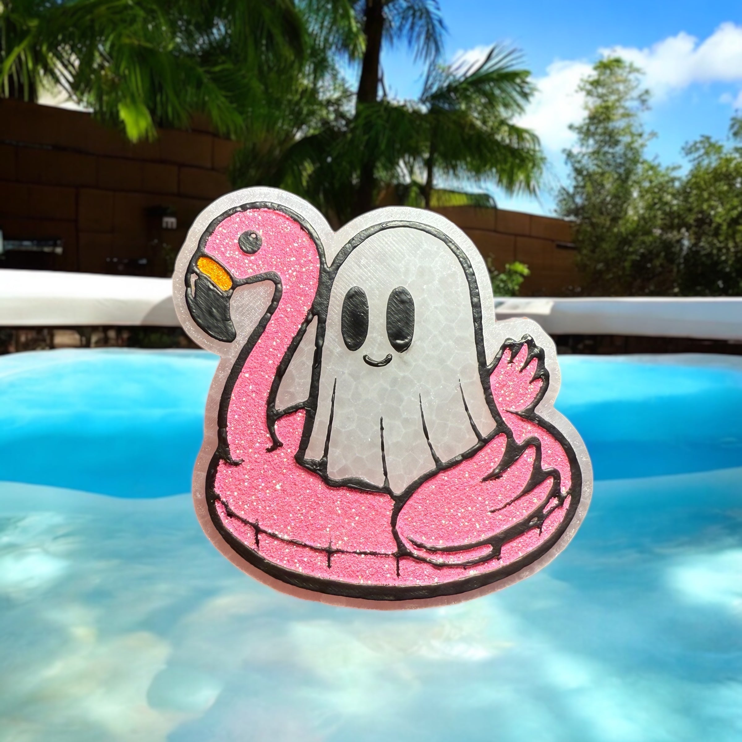 GHOST FLOATY Car Freshie