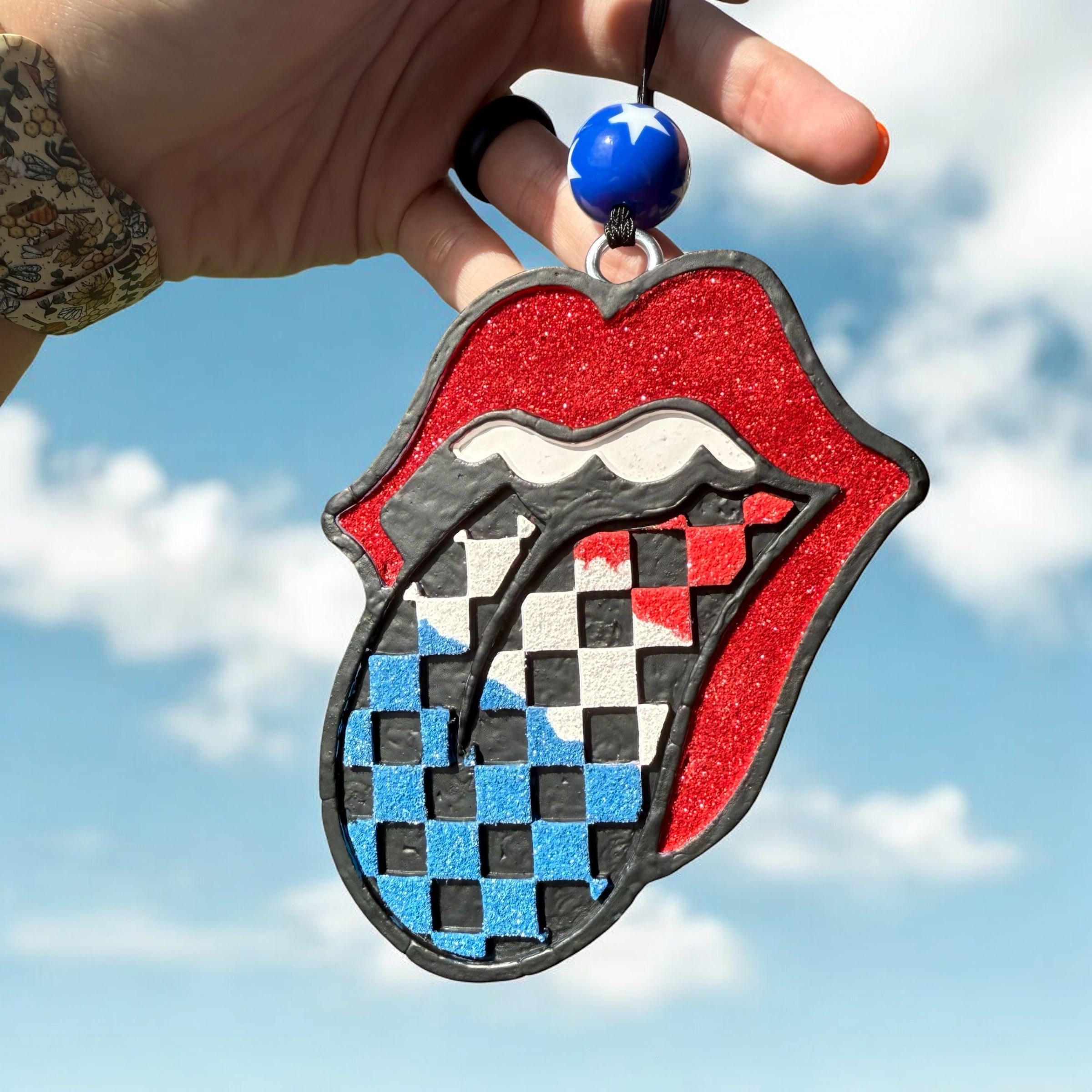 ROLLING STONE TONGUE Car Freshie