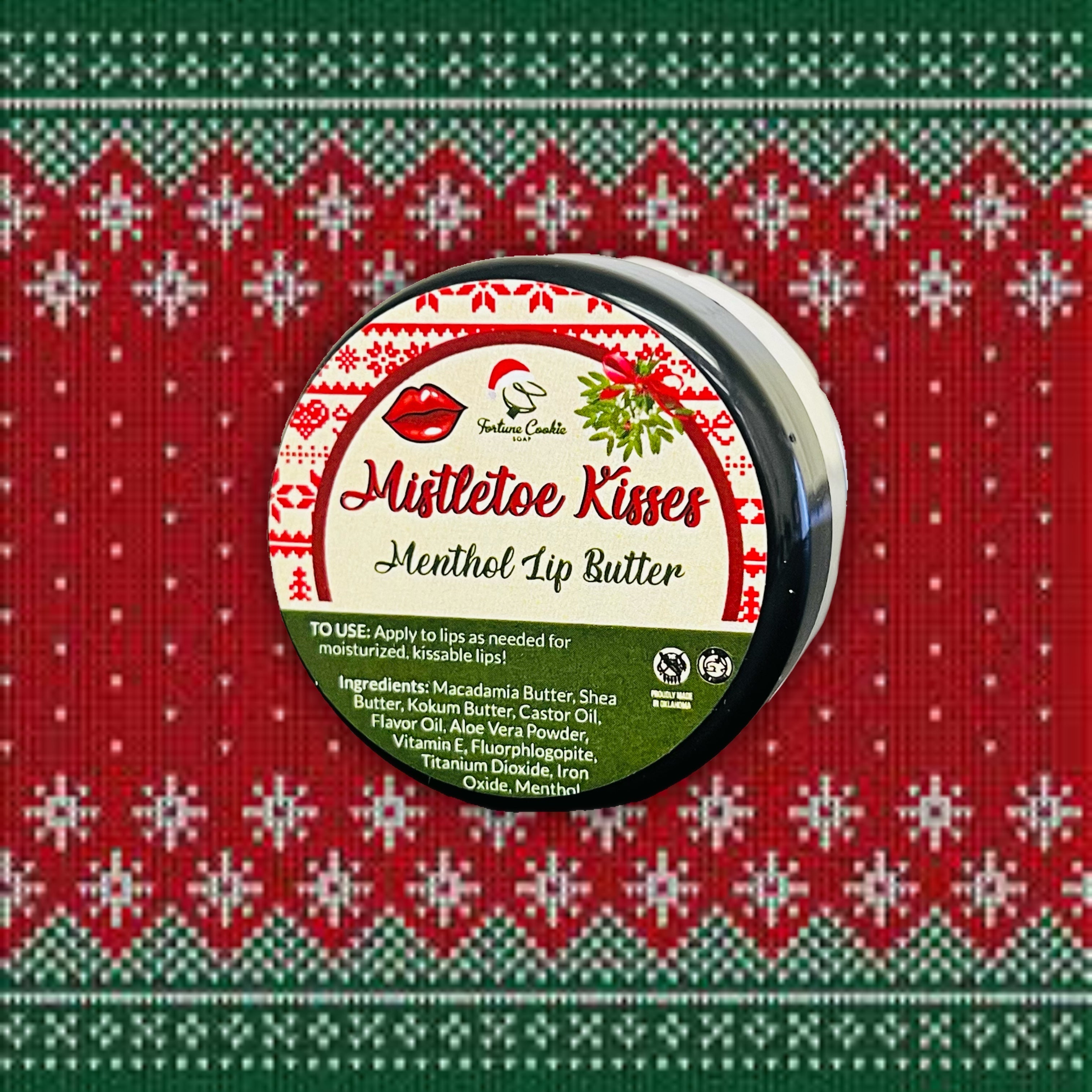 MISTLETOE KISSES Menthol Lip Butter