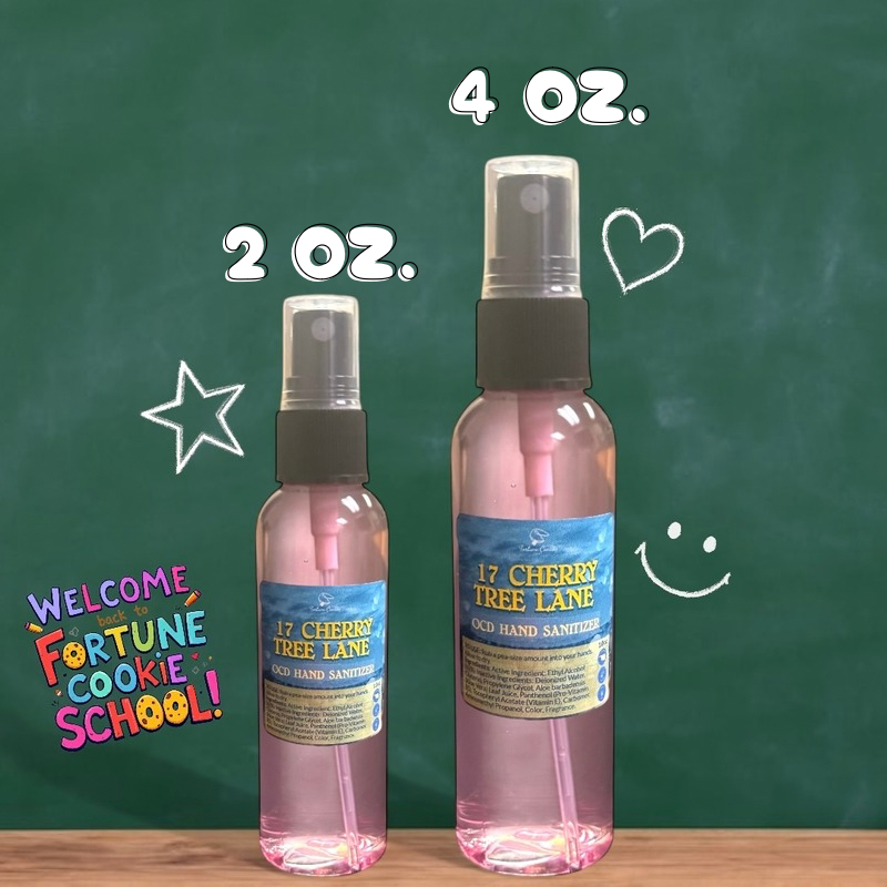 BACK TO SCHOOL 4oz Hand Sanitizer Spray
