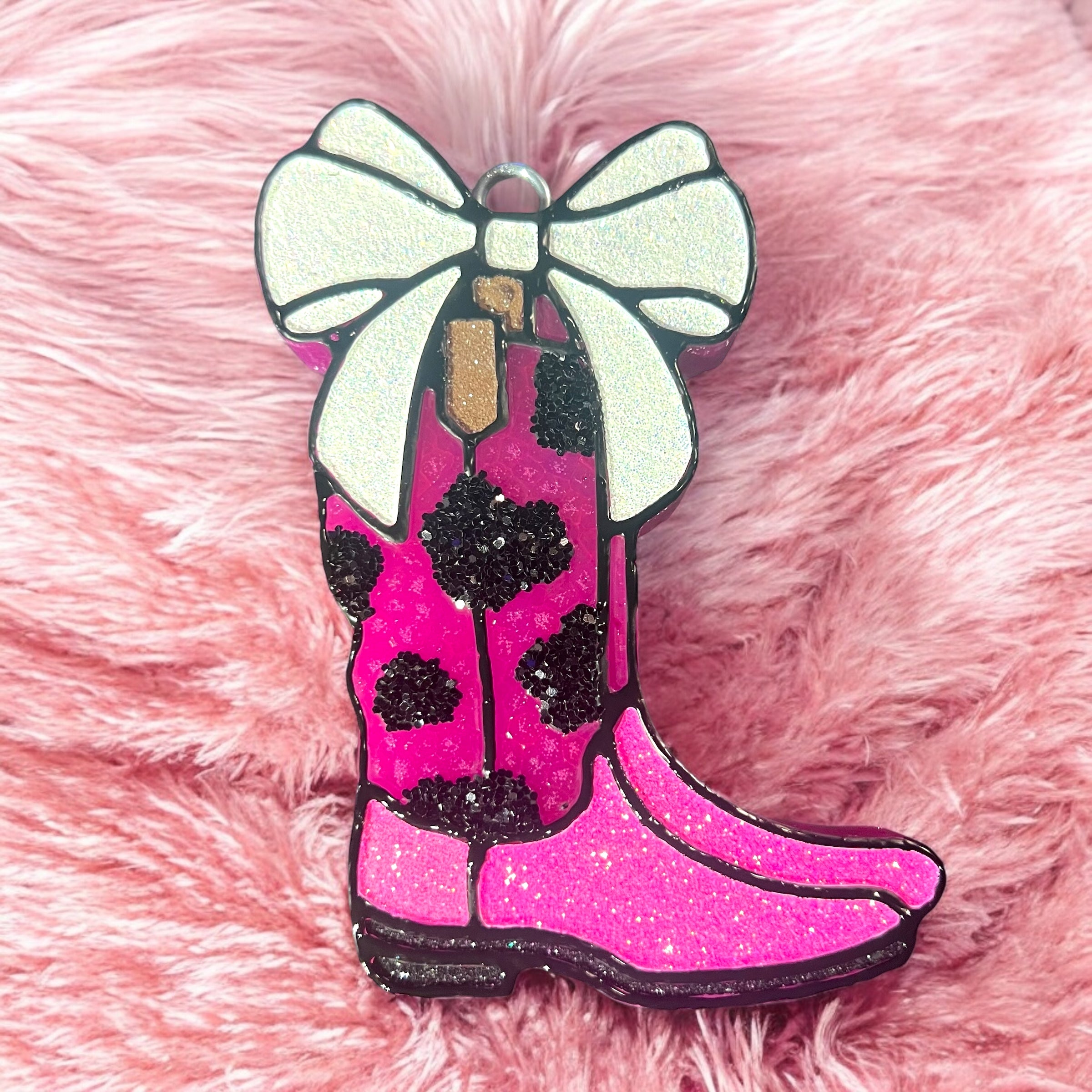 COWGIRL BOOTS W/BOW Car Freshie