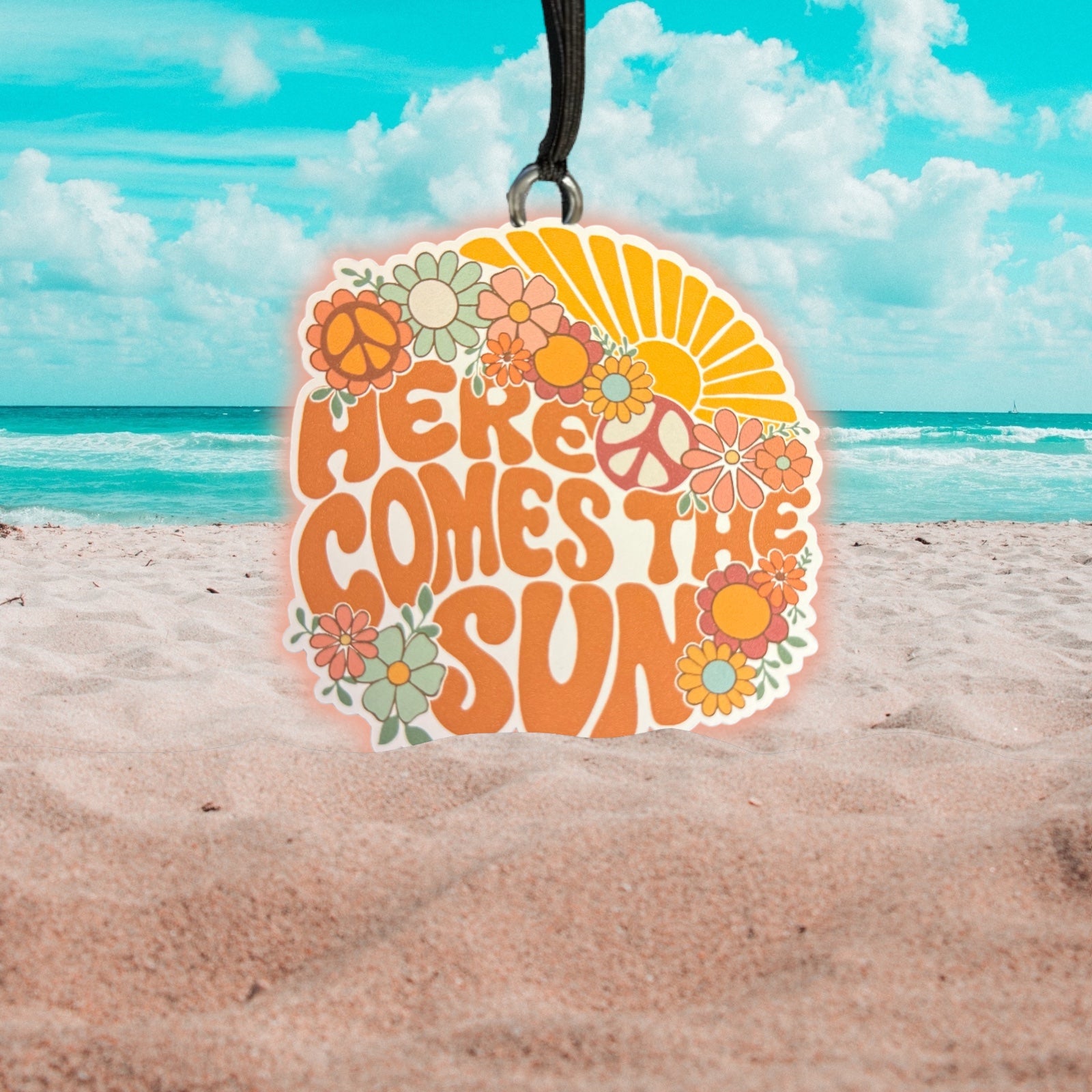 HERE COMES THE SUN Car Freshie