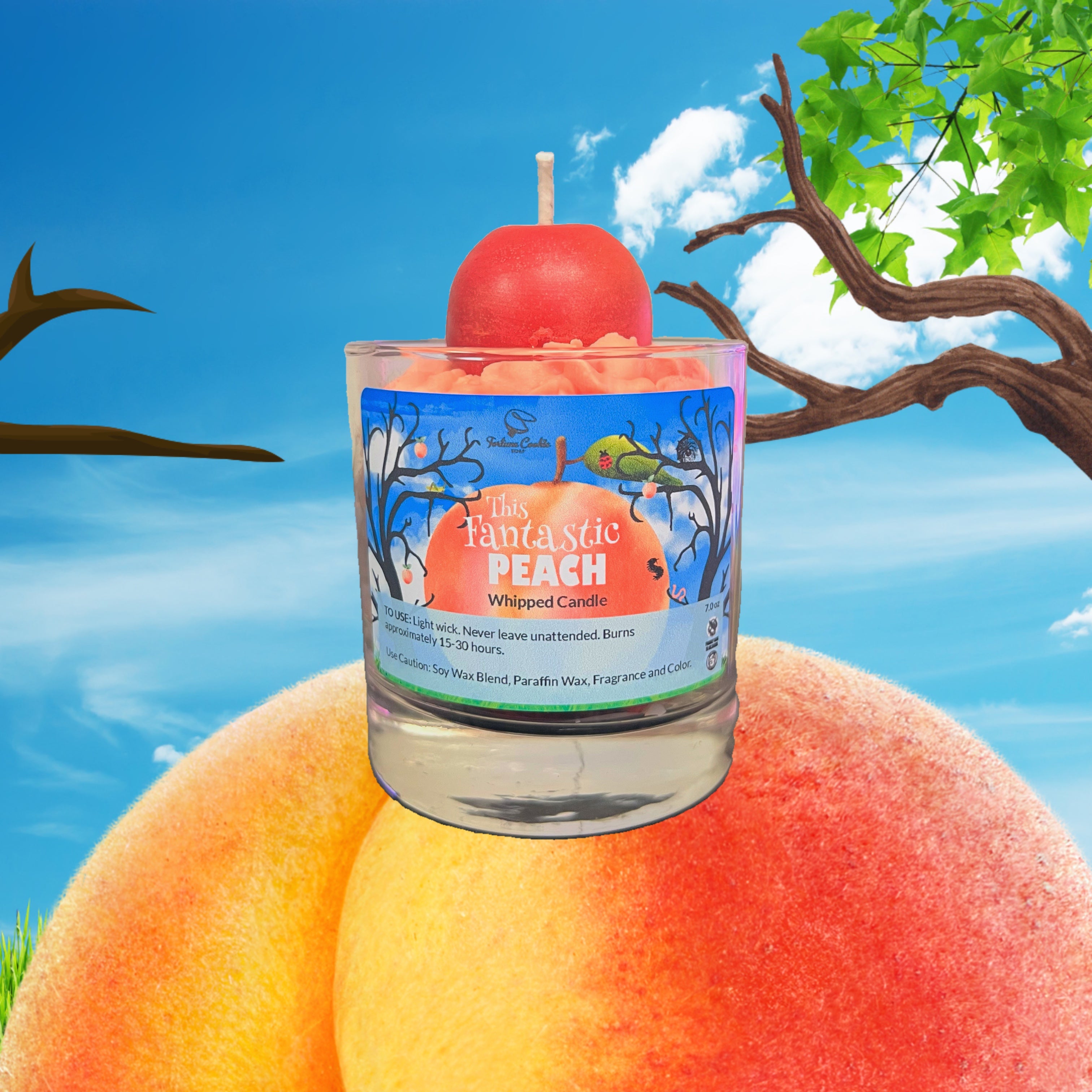 THIS FANTASTIC PEACH Whipped Candle