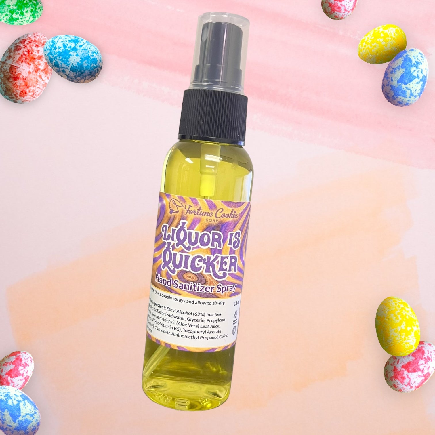 LIQUOR IS QUICKER OCD Hand Sanitizer Spray
