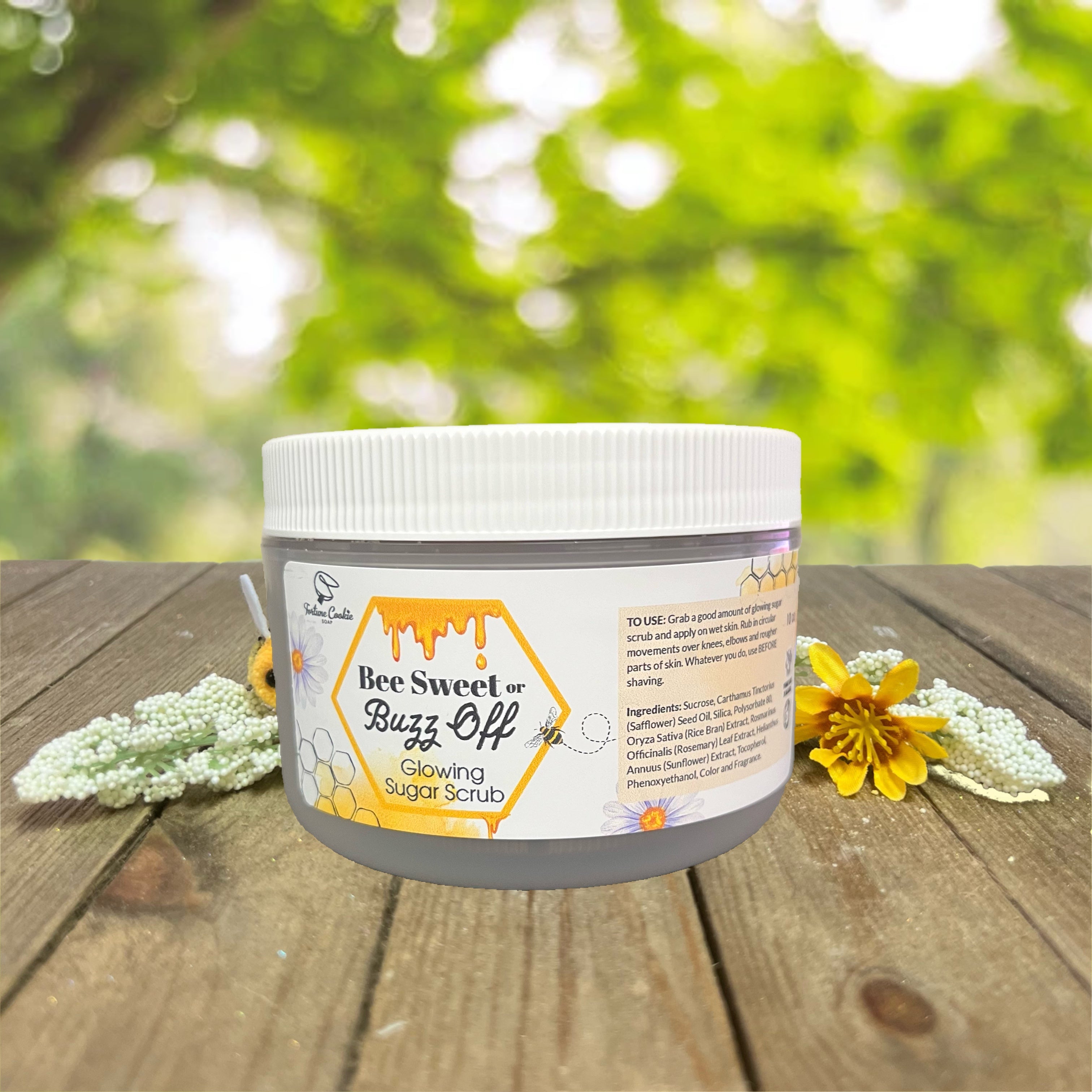 BEE SWEET OR BUZZ OFF Glowing Sugar Scrub