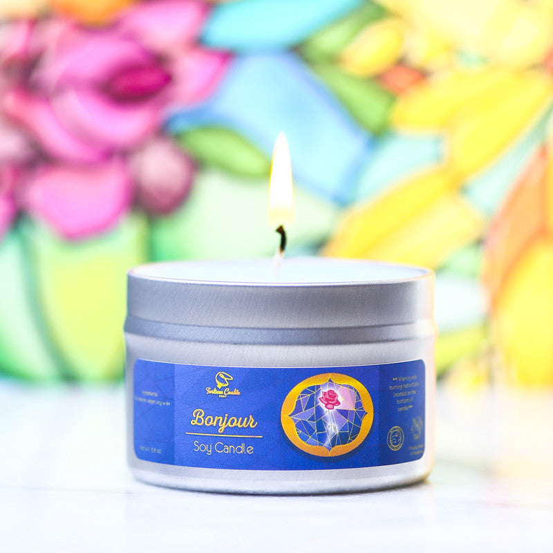 BONJOUR Hand Poured Soy Candle