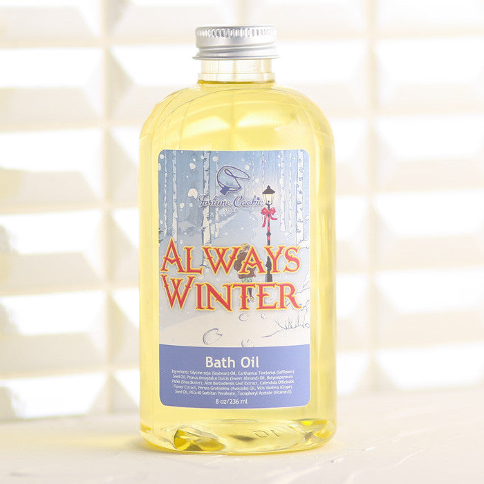 ALWAYS WINTER Bath Oil - Fortune Cookie Soap