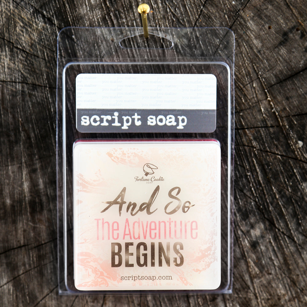 AND SO THE ADVENTURE BEGINS Script Soap