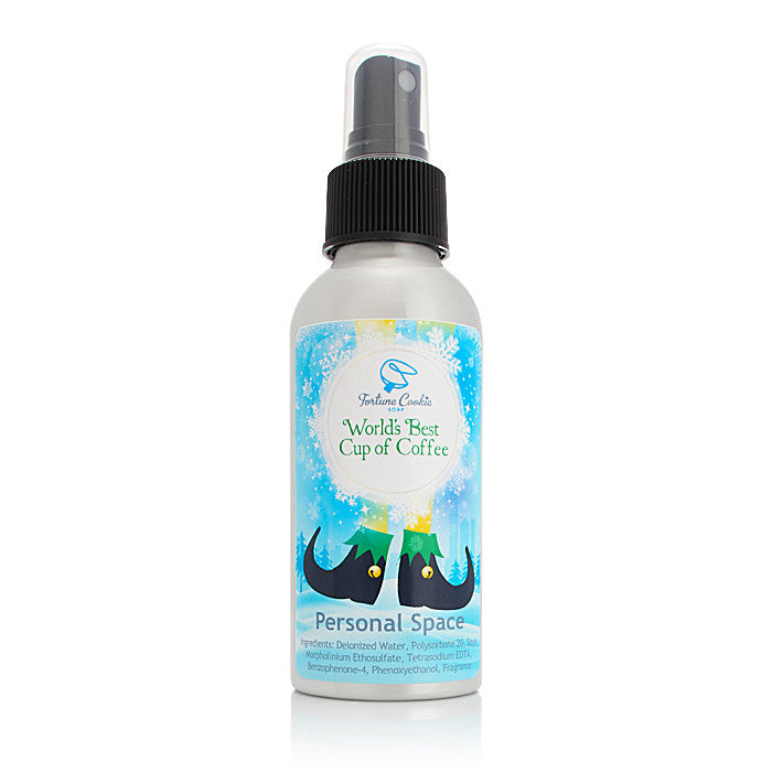 WORLD'S BEST CUP OF COFFEE Personal Space Air Freshener - Fortune Cookie Soap