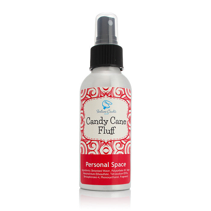 CANDY CANE FLUFF Personal Space Air Freshener - Fortune Cookie Soap