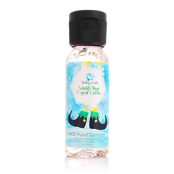 WORLD'S BEST CUP OF COFFEE OCD Hand Sanitizer - Fortune Cookie Soap - 1