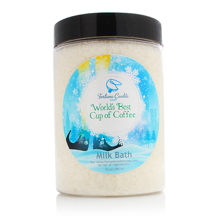 WORLD'S BEST CUP OF COFFEE Milk Bath - Fortune Cookie Soap