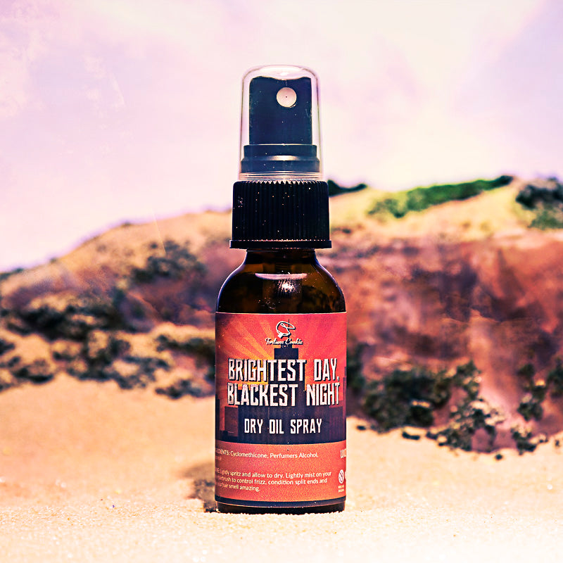 BRIGHTEST DAY, BLACKEST NIGHT Dry Oil Spray