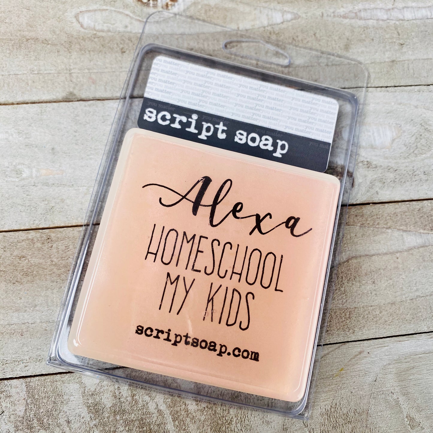 ALEXA, HOMESCHOOL MY KIDS Script Soap