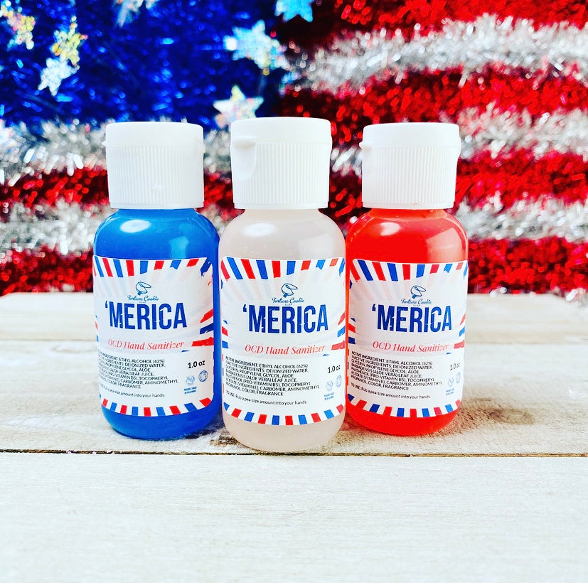 'MERICA Hand Sanitizer Pack of 3 #WW