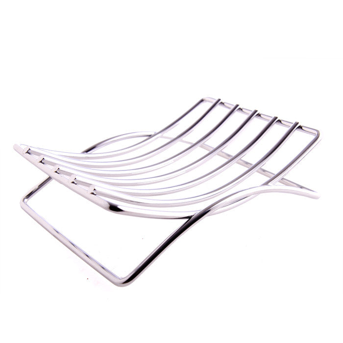 Stainless Steel Soap Dish Bath Accessory - Fortune Cookie Soap