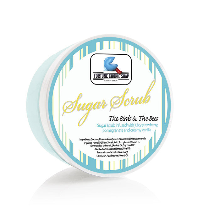 The Birds & The Bees Sugar Scrub 5oz. - Fortune Cookie Soap