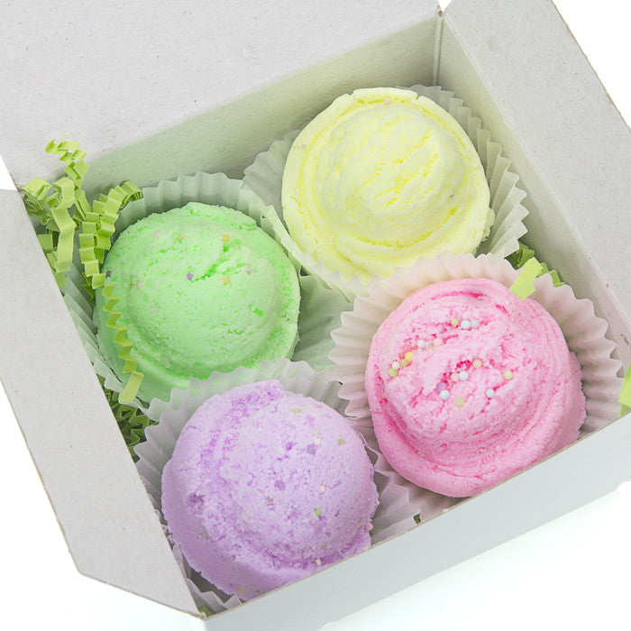 Gelato Sampler Bath Bomb (set of 4) - Fortune Cookie Soap - 1