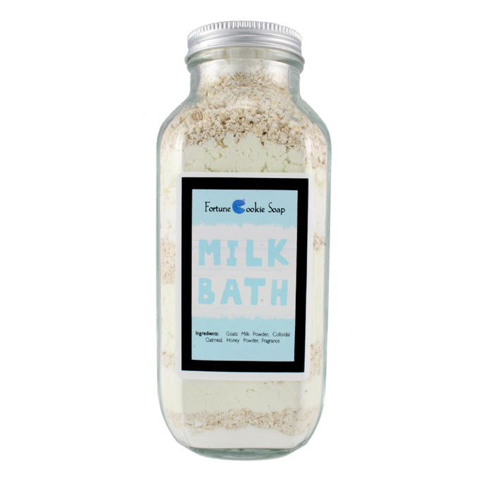 Milk and Cookies Milk Bath Gift (16 oz) - Fortune Cookie Soap