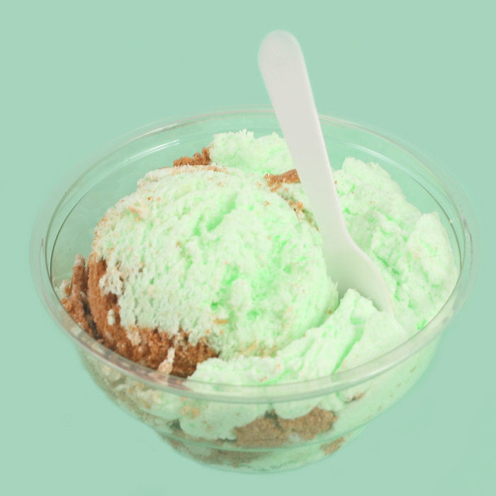 Chocolate Mint Gelato Bath Bomb (6 oz) - Fortune Cookie Soap