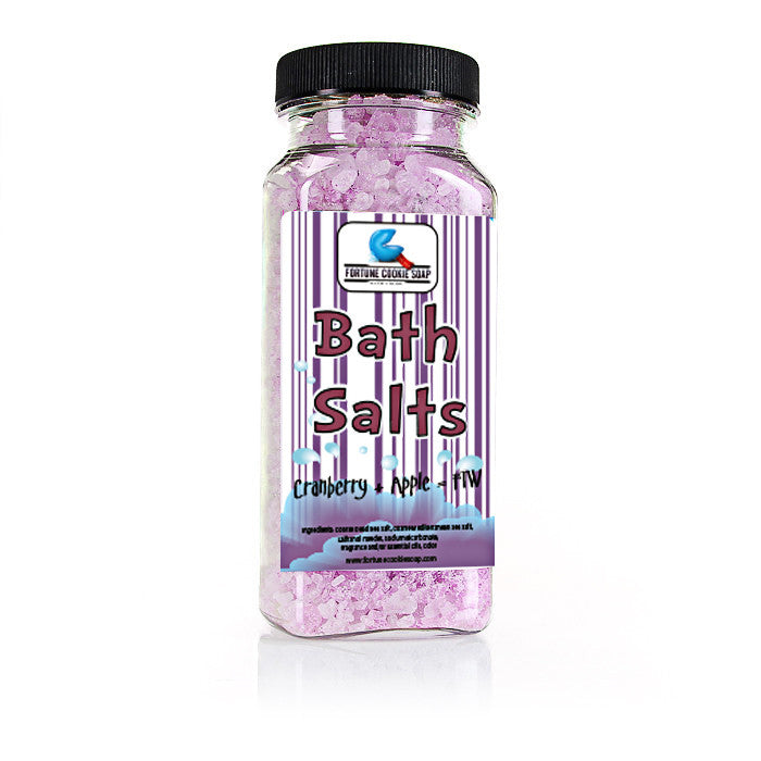 Cranberry + Apple = FTW Bath Salts - Fortune Cookie Soap