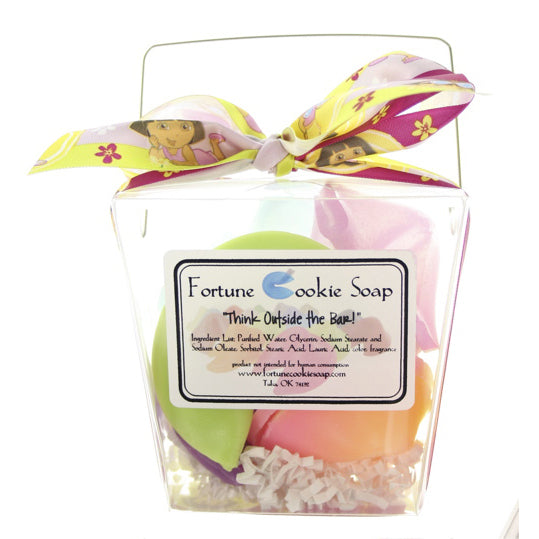 The Clean Dora Bath Gift Set - Fortune Cookie Soap