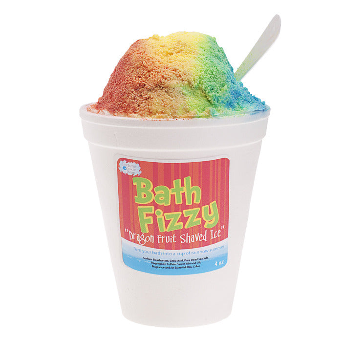 Dragon Fruit Shaved Ice Bath Bomb (8 oz) - Fortune Cookie Soap