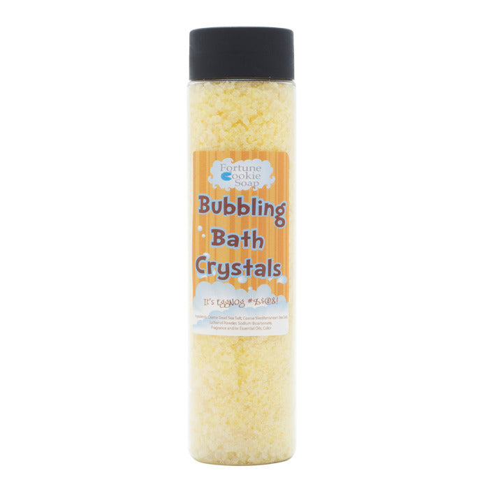 Egg Nog Bubbling Bath Crystals 10 oz. - Fortune Cookie Soap