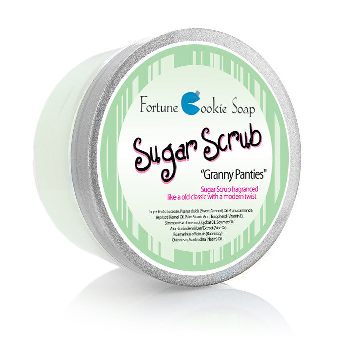 Granny Panties Sugar Scrub - Fortune Cookie Soap