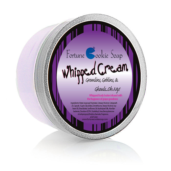 Gremlins, Goblins and Ghouls OH MY!  Body Butter 5.5oz. - Fortune Cookie Soap