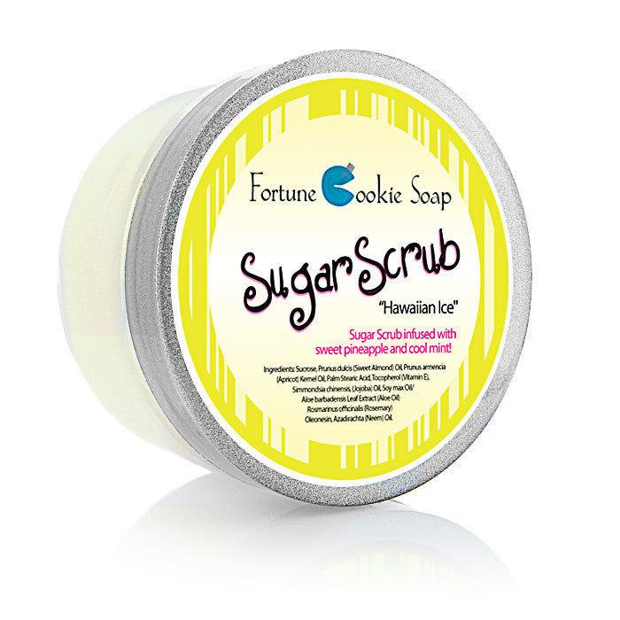 Hawaiian Ice Sugar Scrub - Fortune Cookie Soap