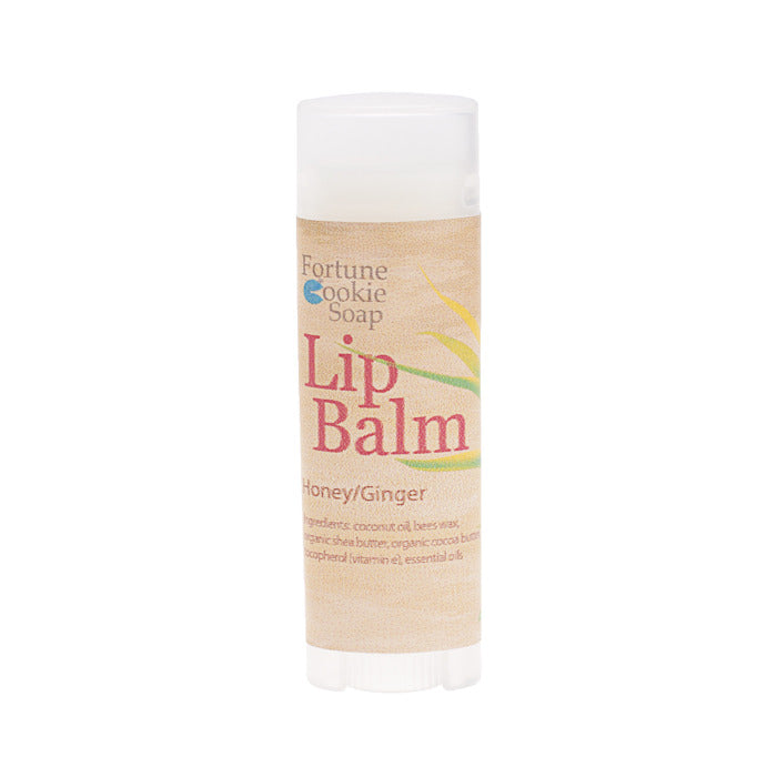 Honey Ginger Lip Balm .15 oz - Fortune Cookie Soap