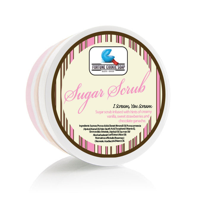 I Scream, You Scream Sugar Scrub - Fortune Cookie Soap