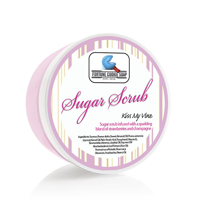 Kiss My Vine Sugar Scrub 5oz. - Fortune Cookie Soap