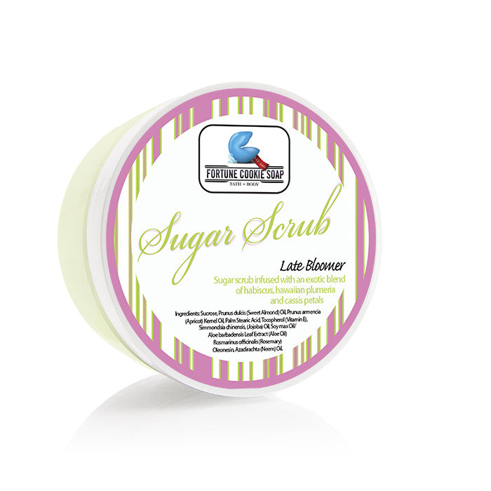 Late Bloomer Sugar Scrub 5oz. - Fortune Cookie Soap