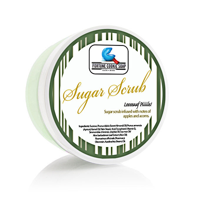 Leeeaaf Piiiile! Sugar Scrub - Fortune Cookie Soap