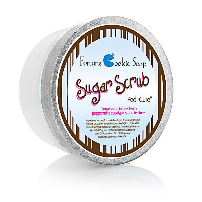 Pedi-Cure Sugar Scrub - Fortune Cookie Soap