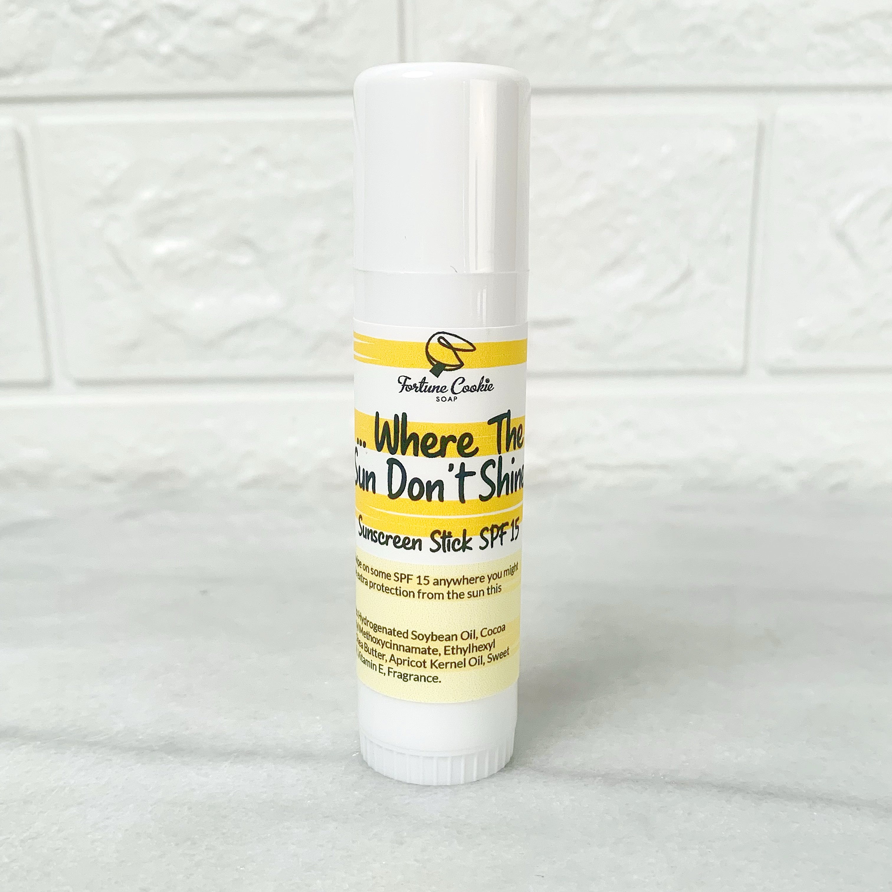...WHERE THE SUN DON'T SHINE Sunscreen Stick SPF15