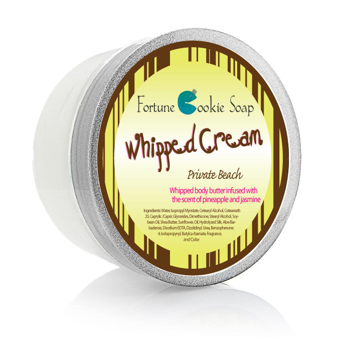 Private Beach Body Butter 5.5oz. - Fortune Cookie Soap