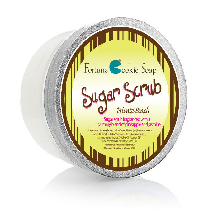 Private Beach Sugar Scrub - Fortune Cookie Soap