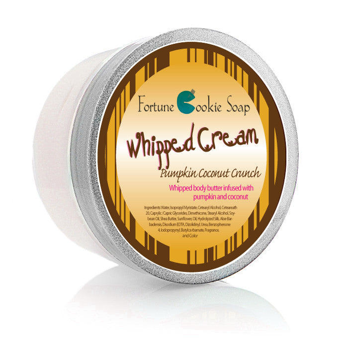 Pumpkin Coconut Crunch Body Butter 5oz. - Fortune Cookie Soap