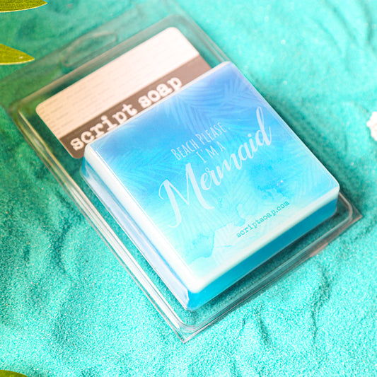 BEACH PLEASE. I'M A MERMAID Script Soap