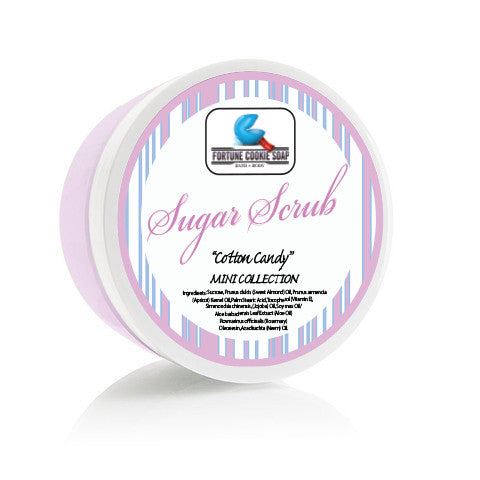 COTTON CANDY Sugar Scrub - Fortune Cookie Soap