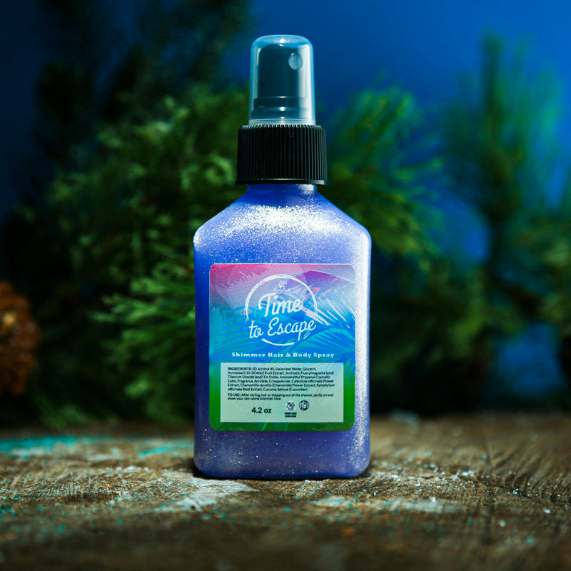 TIME TO ESCAPE Shimmer Hair & Body Spray