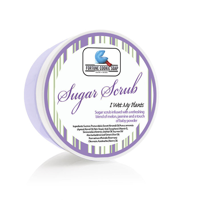 I Wet My Plants Sugar Scrub 5oz. - Fortune Cookie Soap